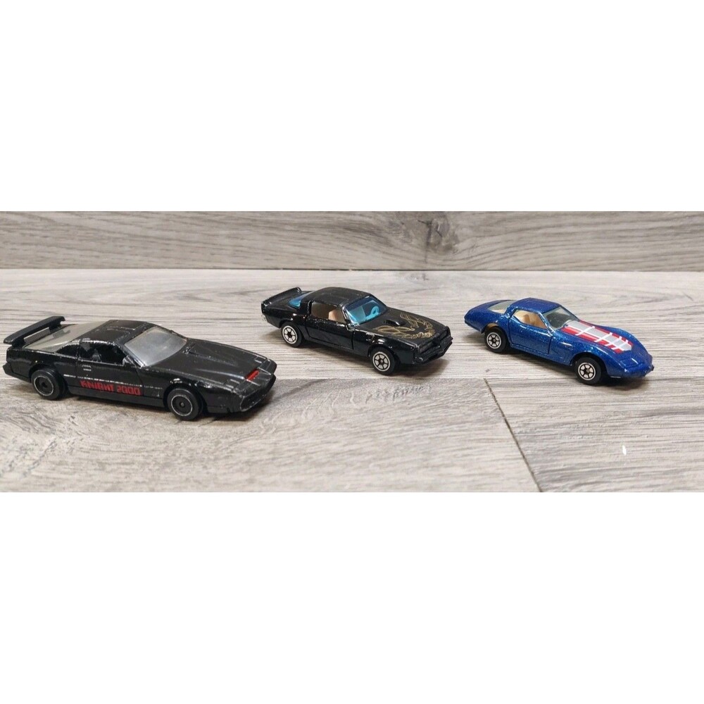 Vintage Diecast Car Lot Universal Knight 2000 KITT Macao Yatming Trans-Am Corvet